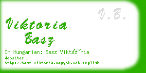 viktoria basz business card